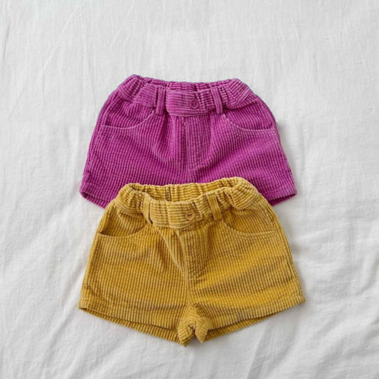 Toddler F25 Corduroy Shorts (2 - 7y) - 2 Colors kids outfit