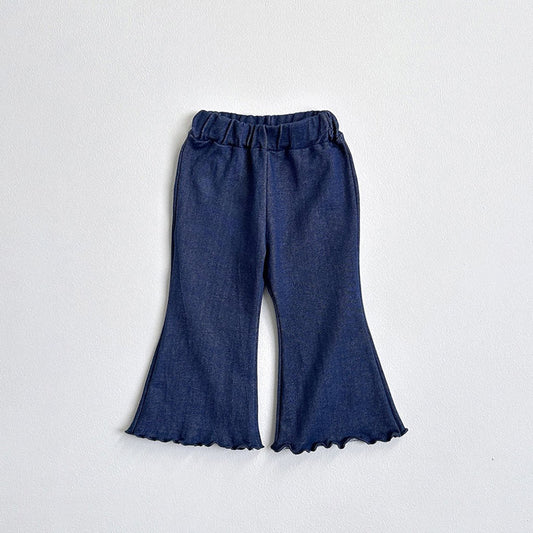 Toddler F25 Denim Flare Pants (1 - 6y) - 2 Colors kids outfit