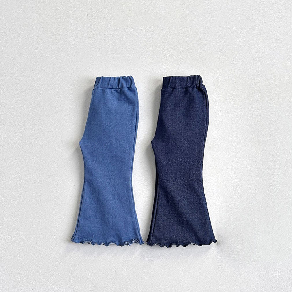 Toddler F25 Denim Flare Pants (1 - 6y) - 2 Colors kids outfit