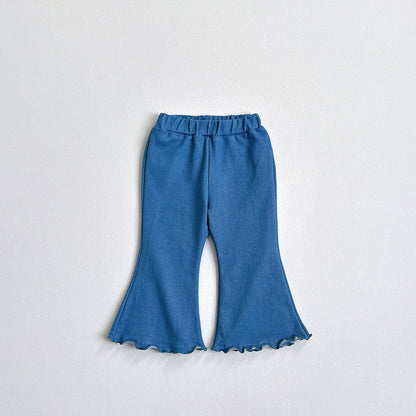 Toddler F25 Denim Flare Pants (1 - 6y) - 2 Colors kids outfit