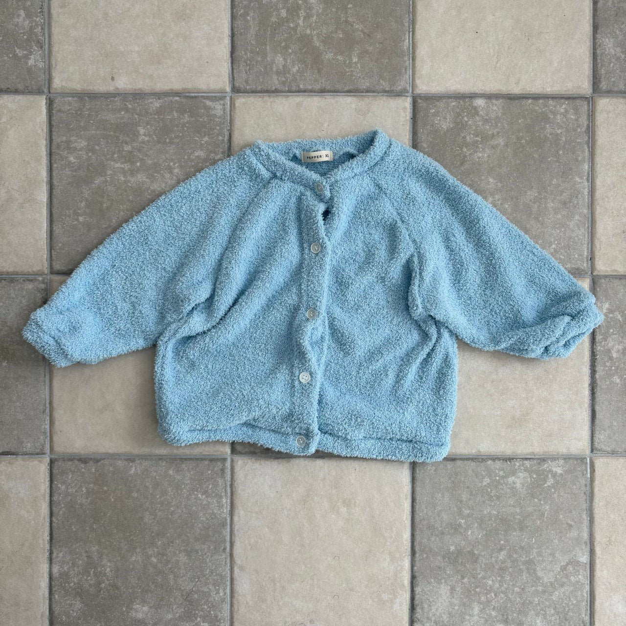 Toddler F25 Fuzzy Long Sleeve Cardigan (1 - 7y) - 2 Colors kids outfit