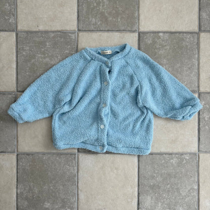 Toddler F25 Fuzzy Long Sleeve Cardigan (1 - 7y) - 2 Colors kids outfit