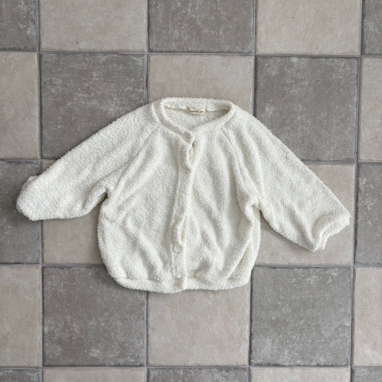 Toddler F25 Fuzzy Long Sleeve Cardigan (1 - 7y) - 2 Colors kids outfit