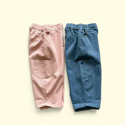 Toddler F25 Garment Dyed Pocket Pants (3 - 7y) - 2 Colors kids outfit