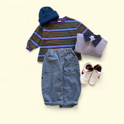 Toddler F25 Garment Dyed Pocket Pants (3 - 7y) - 2 Colors kids outfit