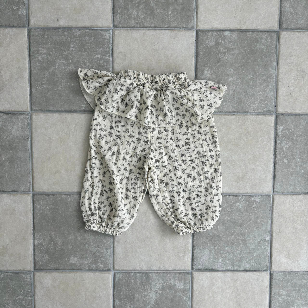 Toddler F25 Gauzed Cotton Skirted Jogger Pants(1 - 7y) - Ivory kids outfit