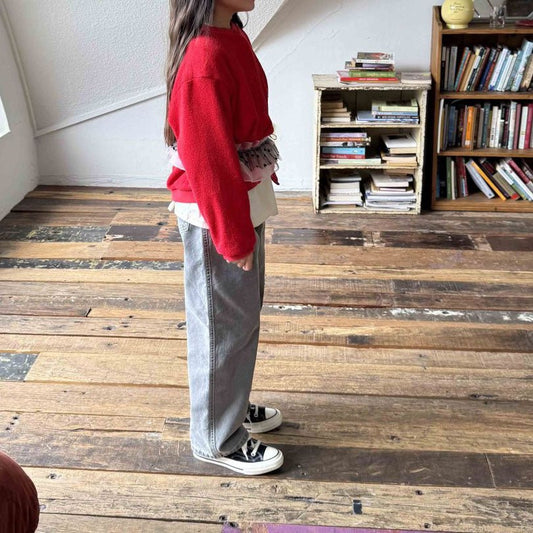 Toddler F25 Gray Denim Pants (3 - 7y) - Gray kids outfit