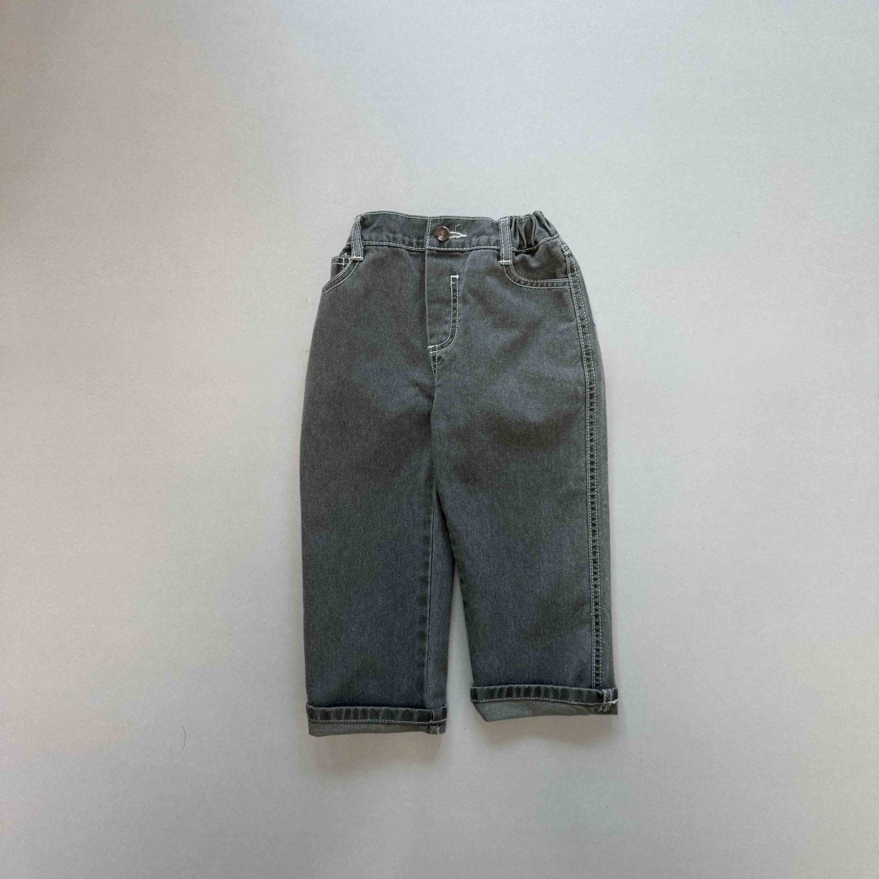 Toddler F25 Gray Denim Pants (3 - 7y) - Gray kids outfit