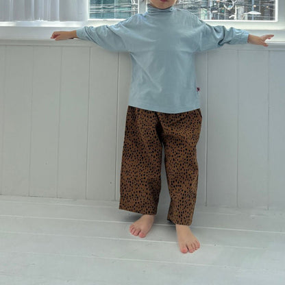 Toddler F25 High Neck Long Sleeve Top (1 - 7y) - 2 Colors kids outfit