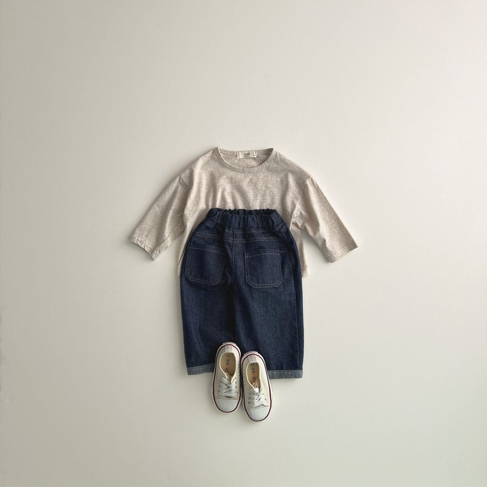 Toddler F25 Long Sleeve Basic Top (4 - 5y) - 5 Colors kids outfit