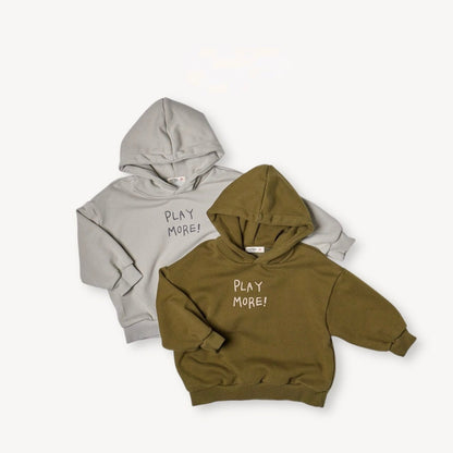 Toddler F25 PLAY MORE! Hoodie (2 - 8y) - 2 Colors kids outfit