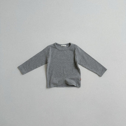 Toddler F25 Pointelle Long Sleeve Top (10m - 4y) - 3 Colors kids outfit