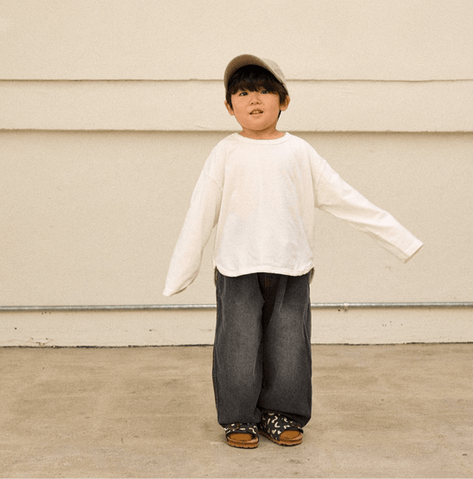 Toddler F25 Pull - on Black Denim Pants (2 - 8y) - Black Denim kids outfit