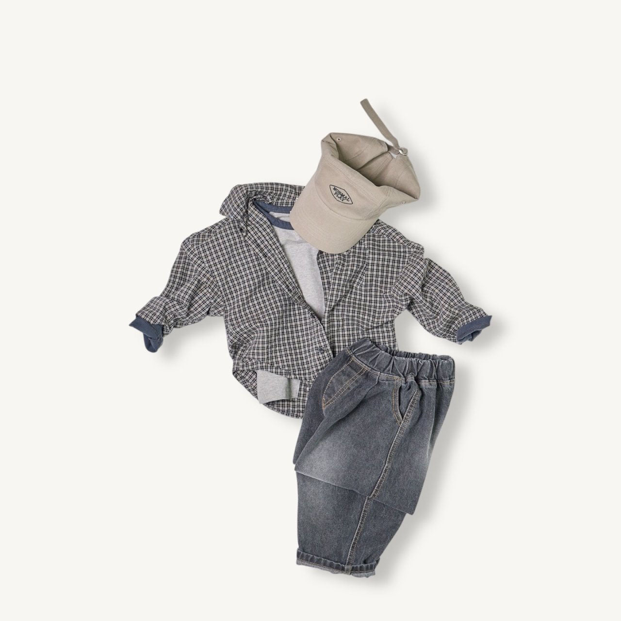 Toddler F25 Pull - on Black Denim Pants (2 - 8y) - Black Denim kids outfit
