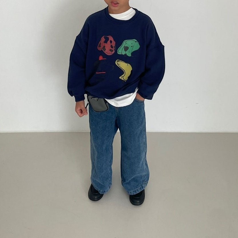 Toddler F25 Puppy Sweatshirt (3 - 7y) - 2 Colors kids outfit