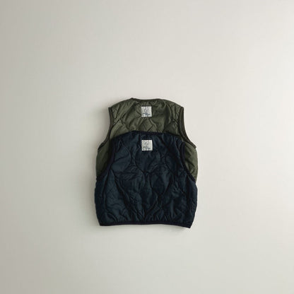 Toddler F25 Quilted Zip Vest (1 - 6y) - 2 Colors kids outfit