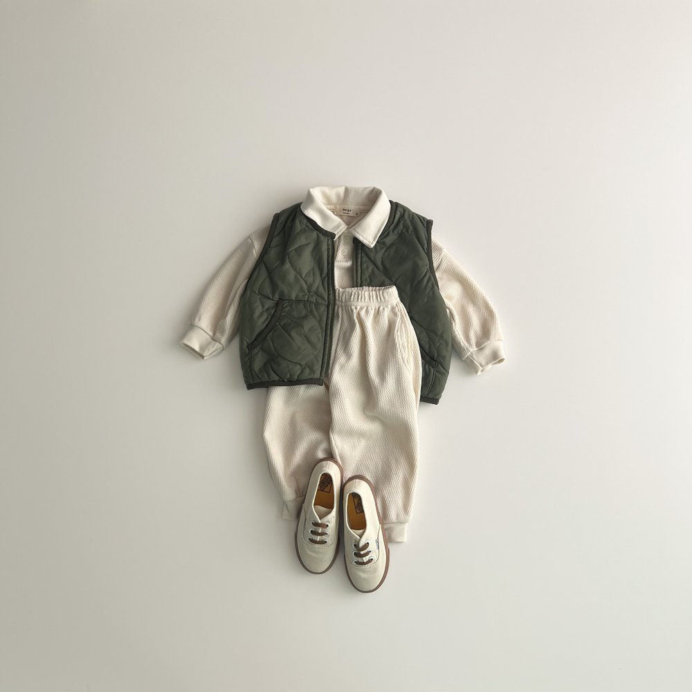 Toddler F25 Quilted Zip Vest (1 - 6y) - 2 Colors kids outfit