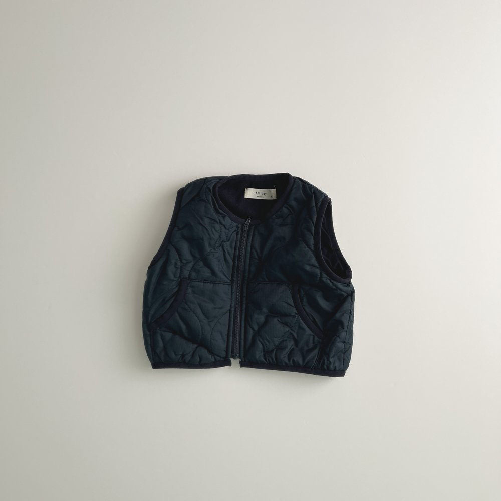 Toddler F25 Quilted Zip Vest (1 - 6y) - 2 Colors kids outfit