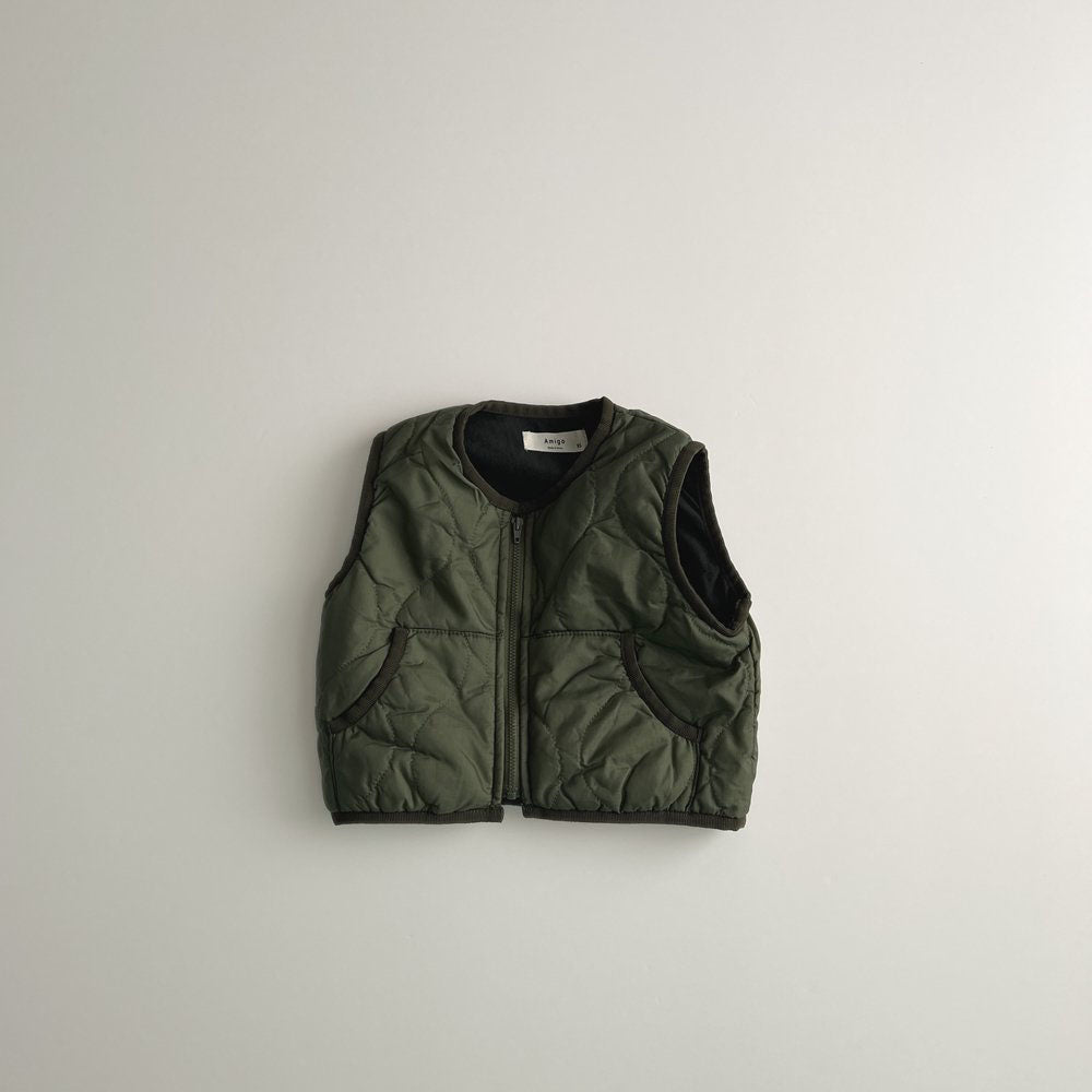 Toddler F25 Quilted Zip Vest (1 - 6y) - 2 Colors kids outfit