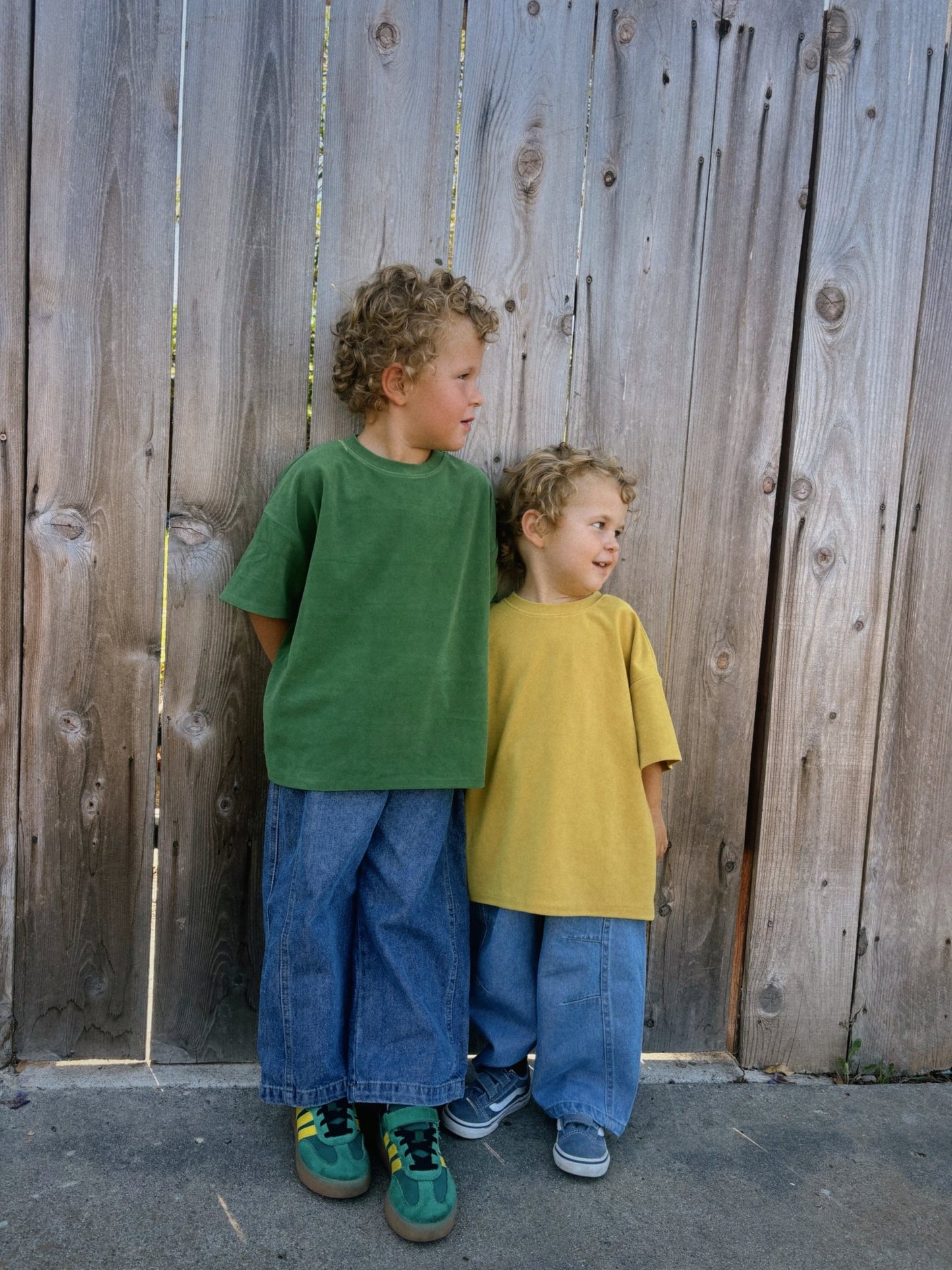 Toddler F25 Short Sleeve Loose Fit Top (18m - 8y) - 3 Colors kids outfit