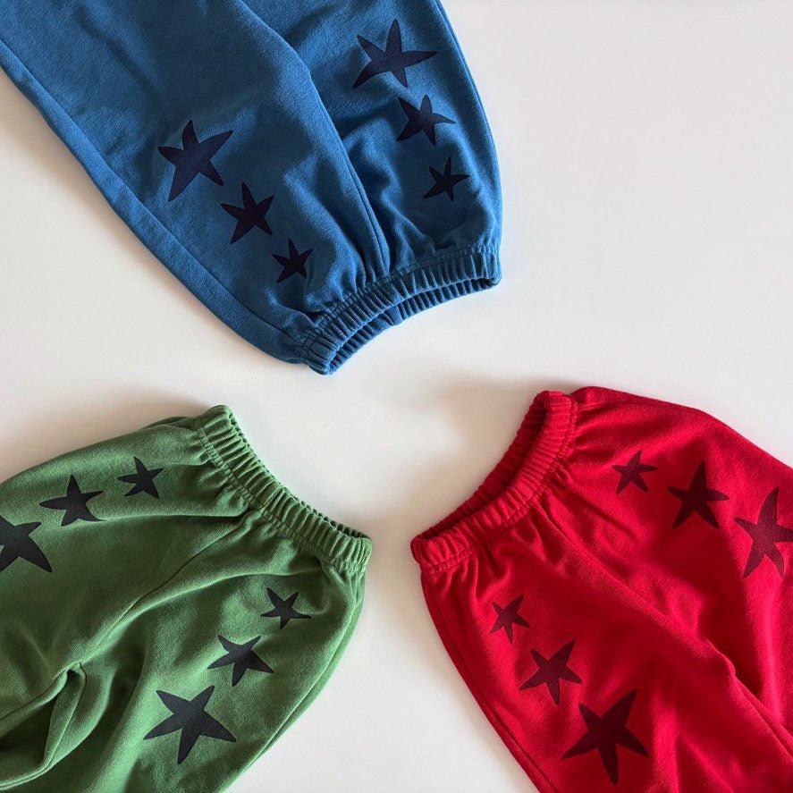Toddler F25 Star Print Pull - on Pants (15m - 6y) - 3 Colors kids outfit