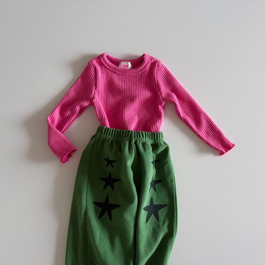 Toddler F25 Star Print Pull - on Pants (15m - 6y) - 3 Colors kids outfit