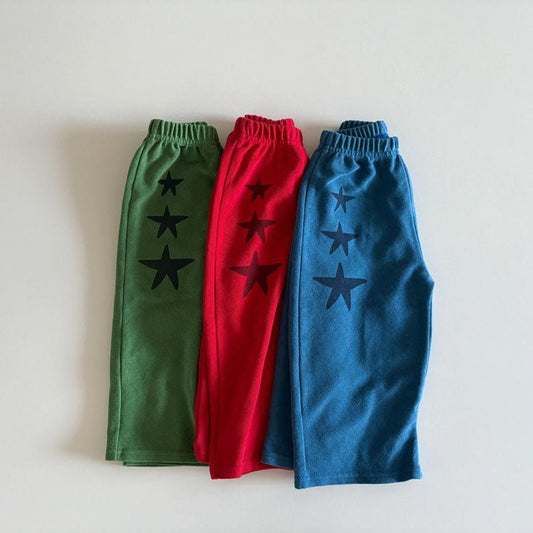 Toddler F25 Star Print Pull - on Pants (15m - 6y) - 3 Colors kids outfit