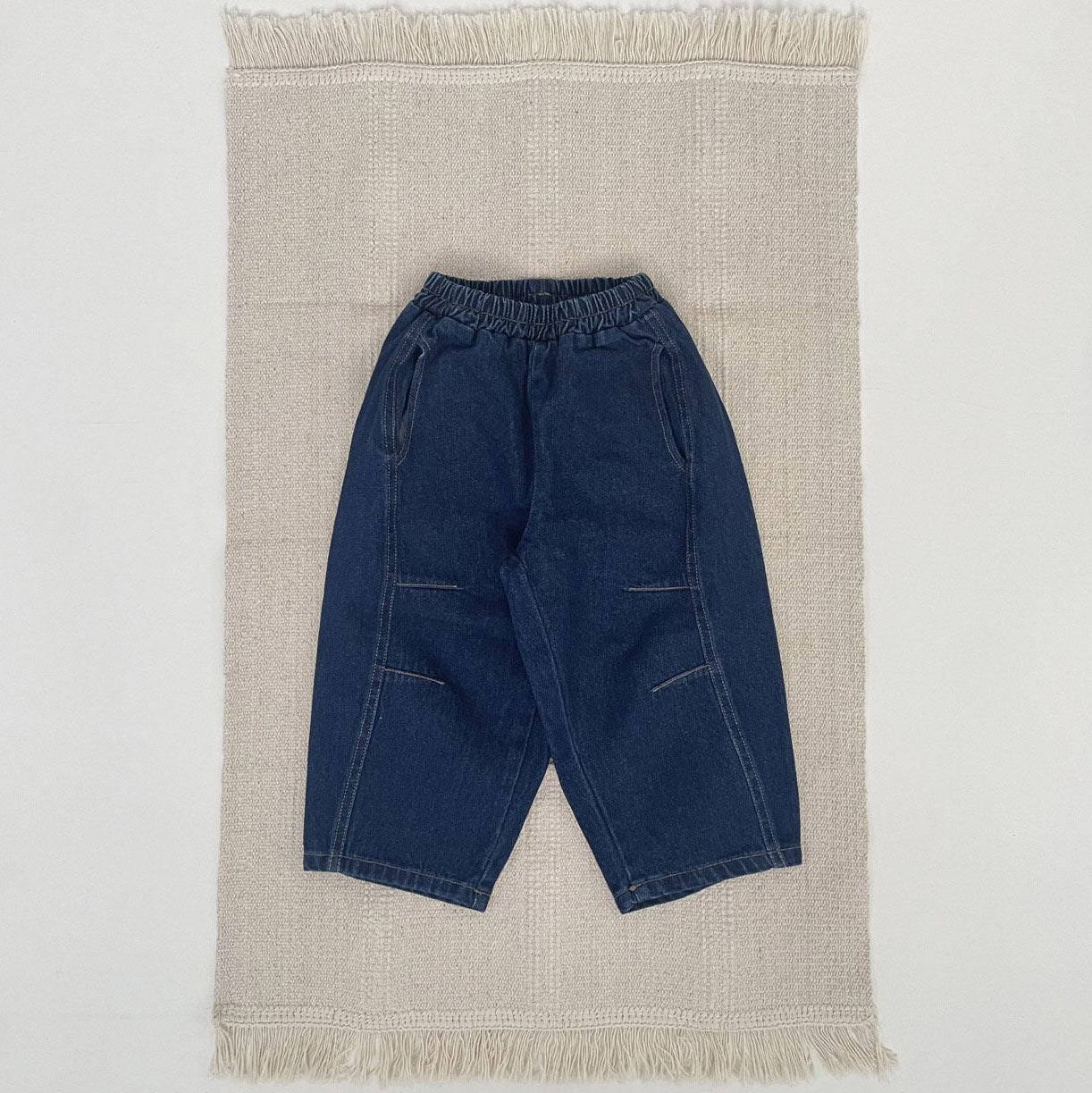 Toddler F25 Stitch Detail Denim Pull - on Pants (1 - 7y) - 2 Colors kids outfit