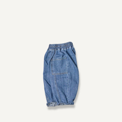Toddler F25 Stitch Detail Pocket Denim Pants (2 - 8y) - Denim kids outfit