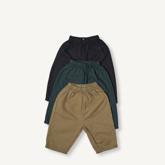 Toddler F25 Textured Pull - on Pants (2 - 8y) - 3 Colors kids outfit