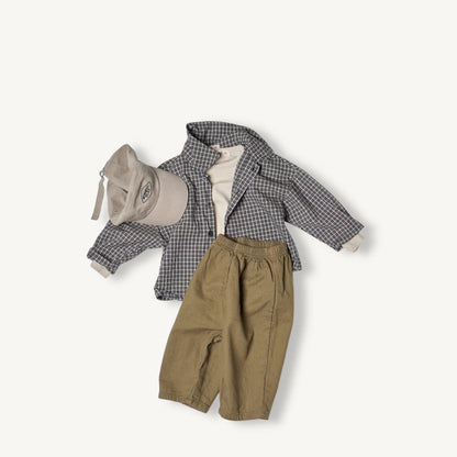 Toddler F25 Textured Pull - on Pants (2 - 8y) - 3 Colors kids outfit