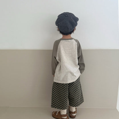 Toddler F25 Tiger Raglan Long Sleeve Top (2 - 8y) - 2 Colors kids outfit