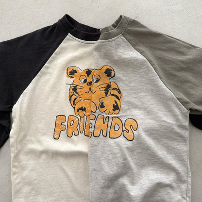 Toddler F25 Tiger Raglan Long Sleeve Top (2 - 8y) - 2 Colors kids outfit