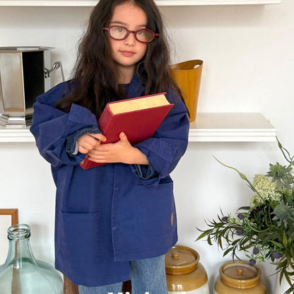 Toddler F26 3 Pocket Work Jacket (3-10y) - Blue kids outfit