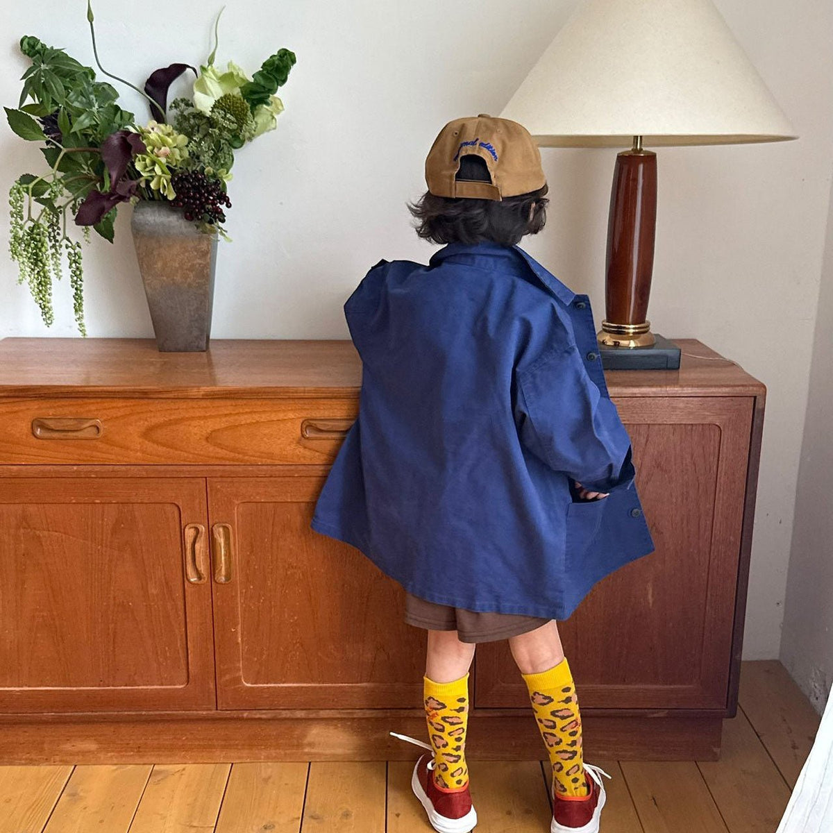 Toddler F26 3 Pocket Work Jacket (3-10y) - Blue kids outfit