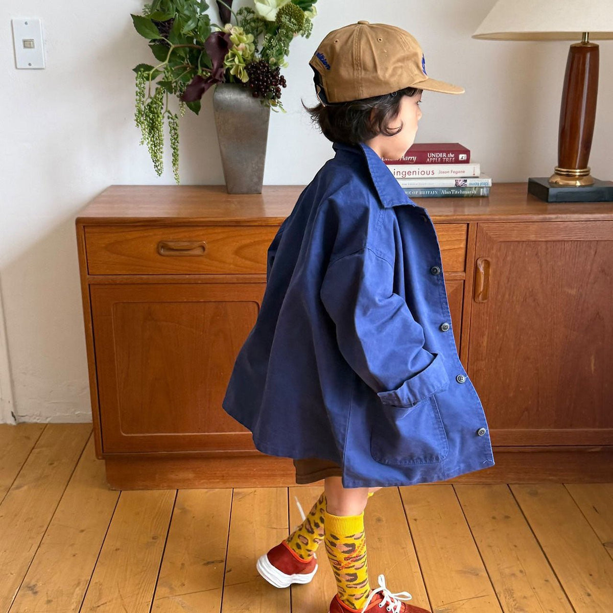 Toddler F26 3 Pocket Work Jacket (3-10y) - Blue kids outfit