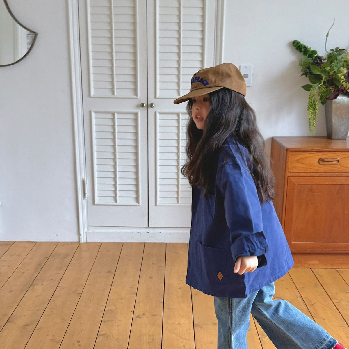 Toddler F26 3 Pocket Work Jacket (3-10y) - Blue kids outfit