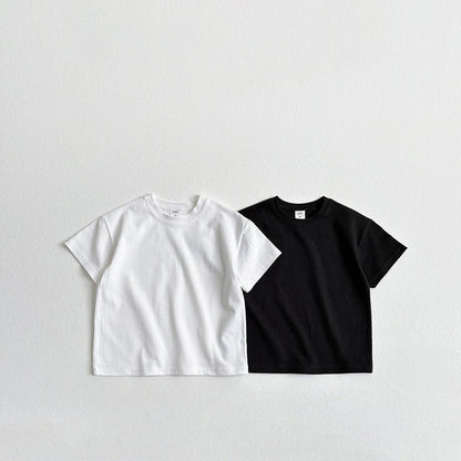 Toddler F26 Basic Short Sleeve T-Shirt (2-9y) - 2 Colors kids outfit