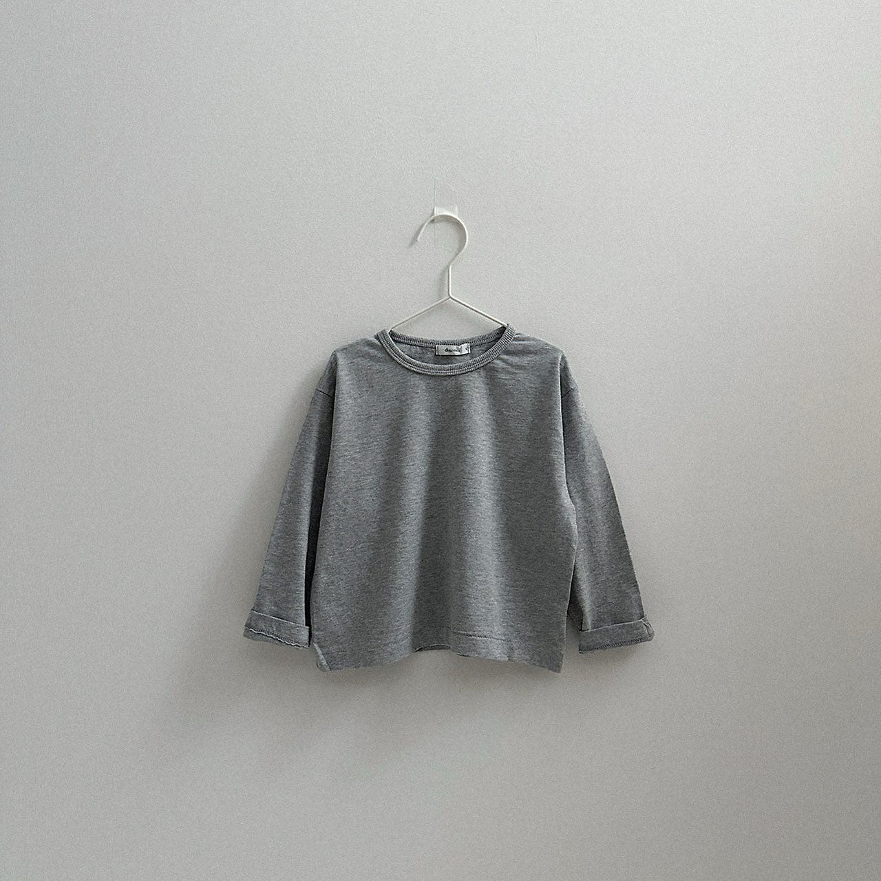 Toddler F26 Basic Single Stitch Long Sleeve Top (2-9y) - 2 Colors kids outfit