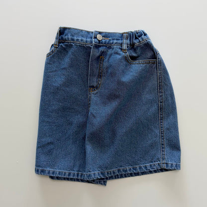 Toddler F26 Bermuda Denim Shorts (3-10y) - Blue kids outfit