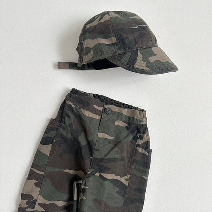 Toddler F26 Camouflage Bermuda Pants (2-9y) - Camouflage kids outfit