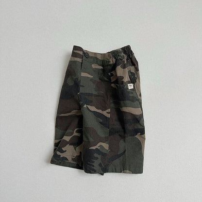 Toddler F26 Camouflage Bermuda Pants (2-9y) - Camouflage kids outfit