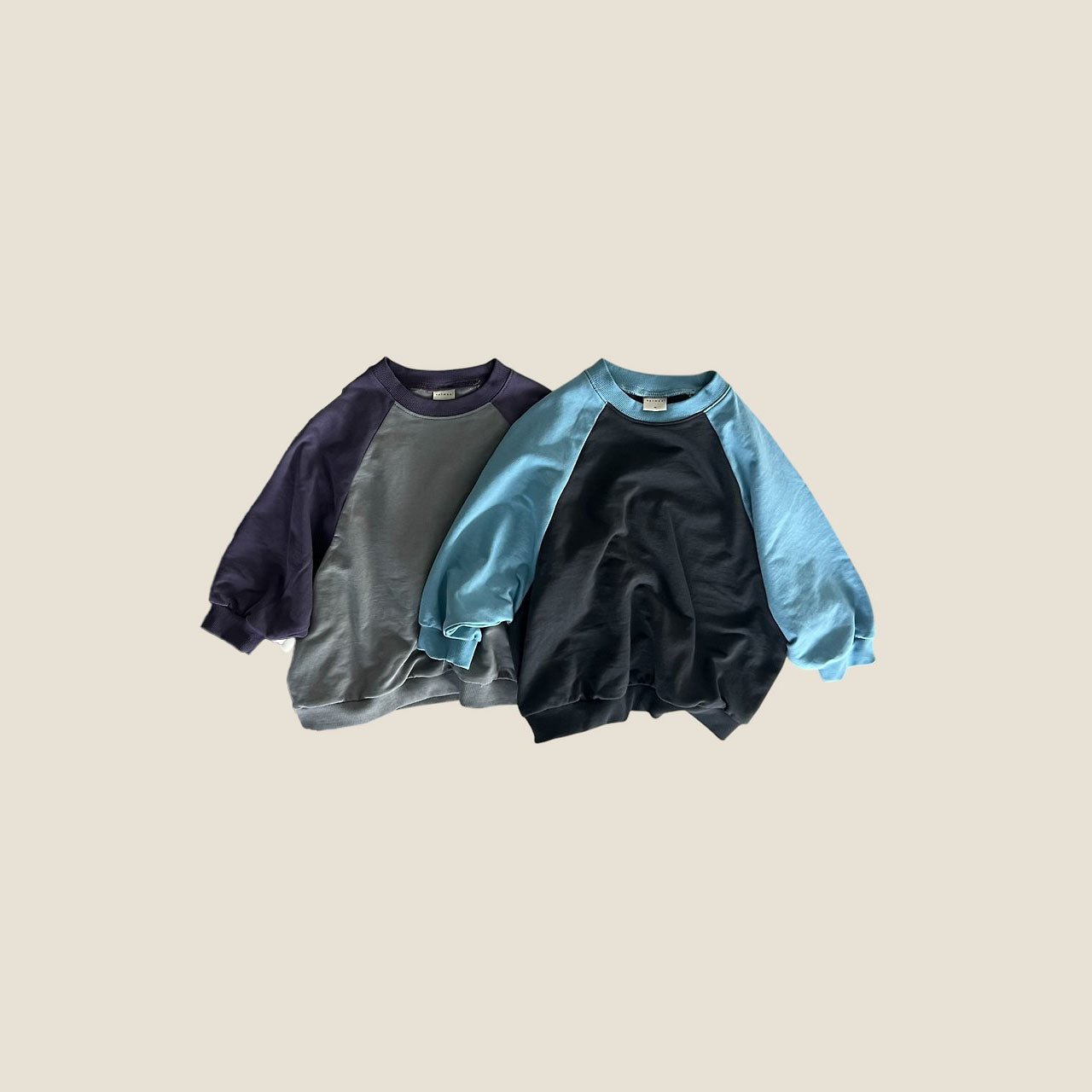 Toddler F26 Colorblock Raglan Long Sleeve Top (2-8y) - 2 Colors kids outfit