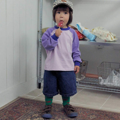 Toddler F26 Denim Bermuda Pants (2-7y) - Blue kids outfit