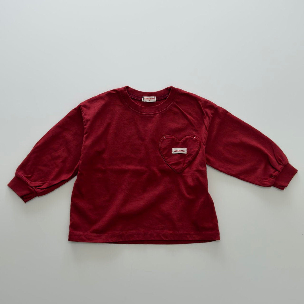 Toddler F26 Heart Pocket Long Sleeve Top (3-10y) - 3 Colors kids outfit