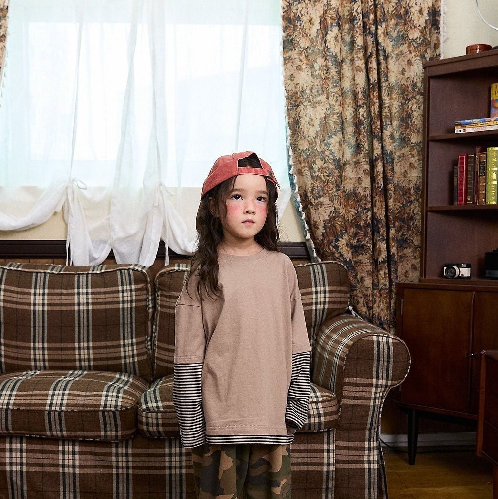 Toddler F26 Layered Long Sleeve Top (2-6y) - 2 Colors kids outfit