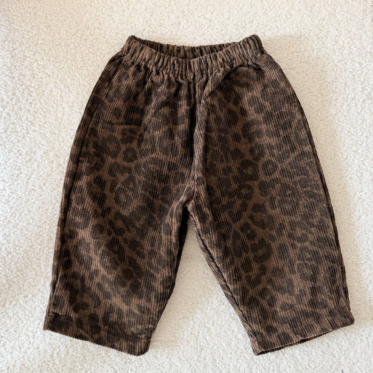 Toddler F26 Leopard Corduroy Pull-On Pants (1-7y) - 2 Colors kids outfit