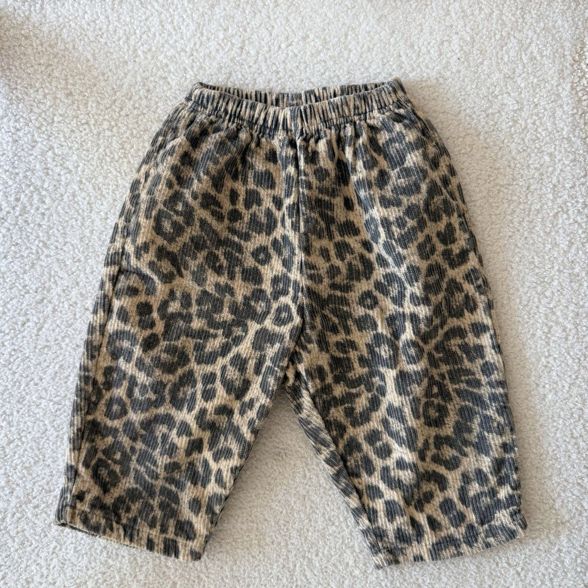 Toddler F26 Leopard Corduroy Pull-On Pants (1-7y) - 2 Colors kids outfit