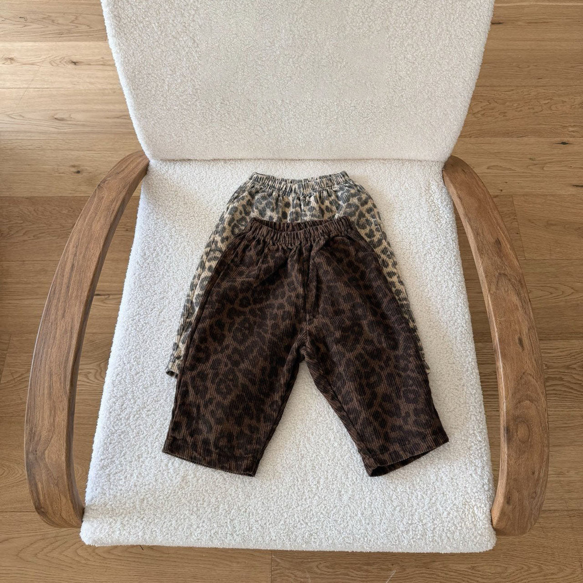 Toddler F26 Leopard Corduroy Pull-On Pants (1-7y) - 2 Colors kids outfit