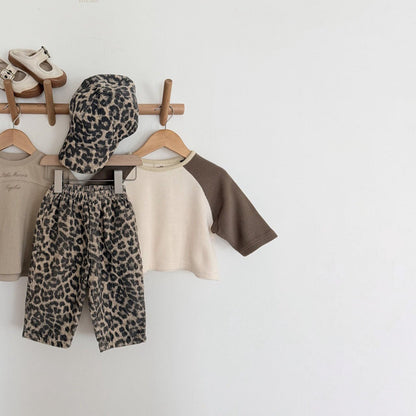 Toddler F26 Leopard Corduroy Pull-On Pants (1-7y) - 2 Colors kids outfit